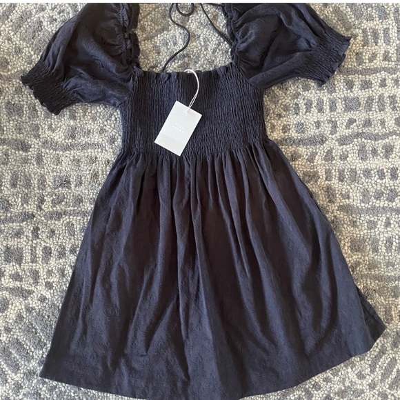 NWOT HILL HOUSE HOME NAVY BROCADE ATHENA NAP DRESS (Oct. 2021 Drop) - Picture 3 of 5
